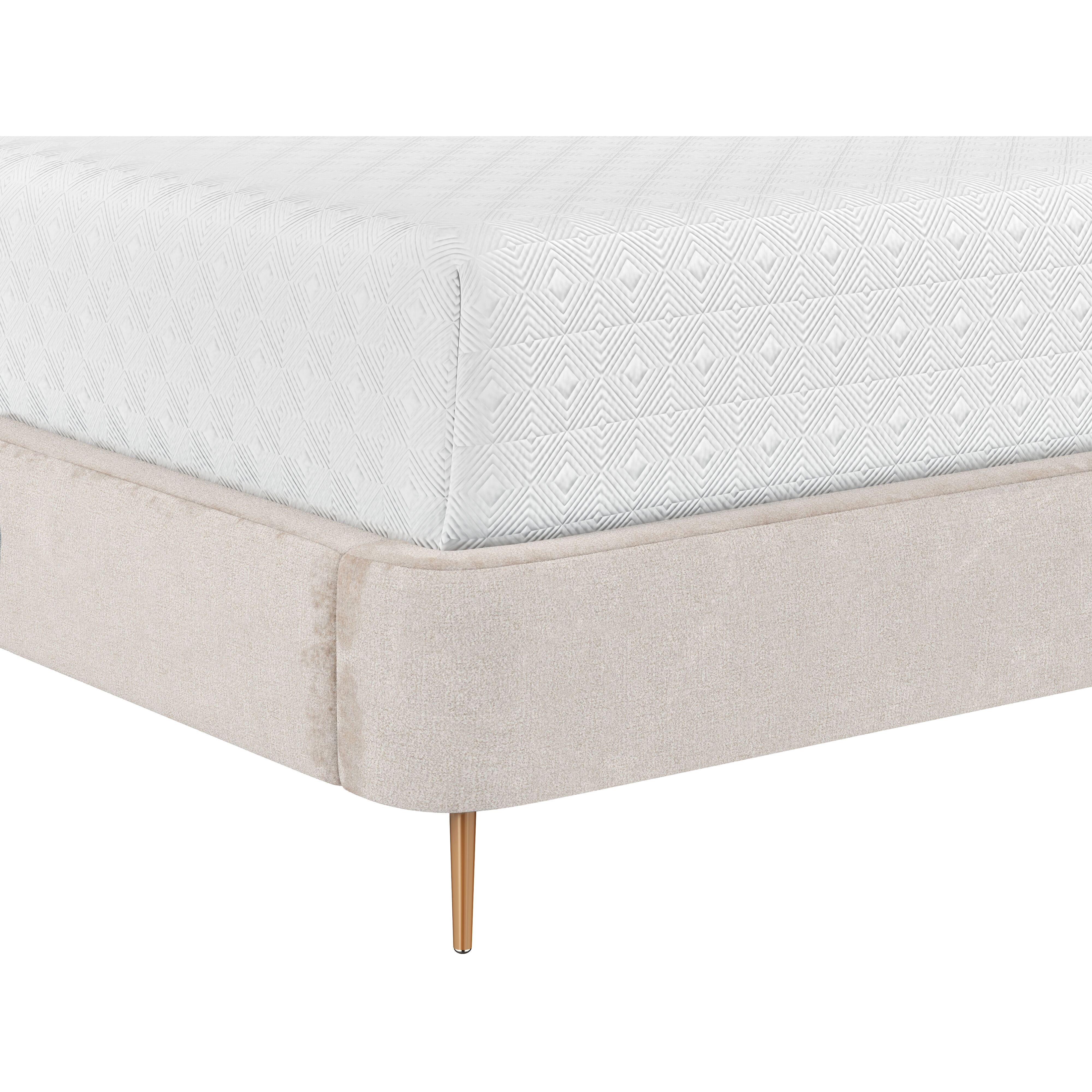 Tierra Bergen Taupe Bed, Queen